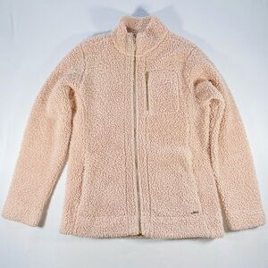 Calvin Klein  Cream Sherpa Jacket Size XS/P